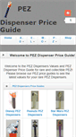 Mobile Screenshot of pezdispenserpriceguide.com